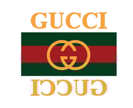 Gucci Brand Logo Symbol Clothes With Name Design Fashion Vector Illustration