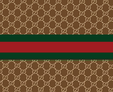 Gucci Brand Background Logo Symbol Design Clothes Fashion Vector Illustration