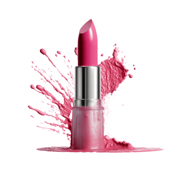 Pink lipstick. Illustration png