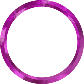 Circle frame icon with purple watercolor texture png