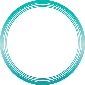 Blue circle art illustration design vector