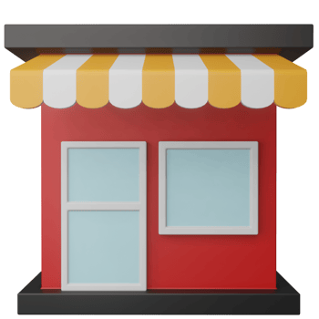3D Store Illustration png