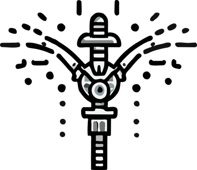 Sprinkler png graphic clipart design