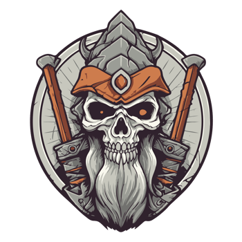 Hauntingly beautiful skull warrior tshirt png