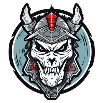 Rebel skull warrior graphic for tshirt png