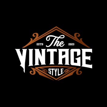 Logo design Badge Design Classic Retro Vintage Style, Vintage framed logo. Antique labels. vector