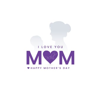Happy mothers day social media post vector