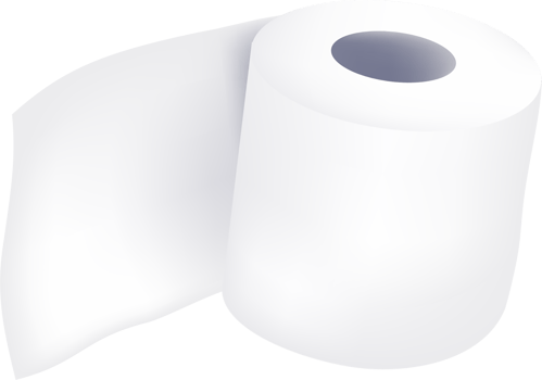 Toilet 3d cute element clipart png illustration