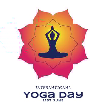 international yoga day. yoga day backgrounds design. yoga day typography. yoga day calligraphy. vector