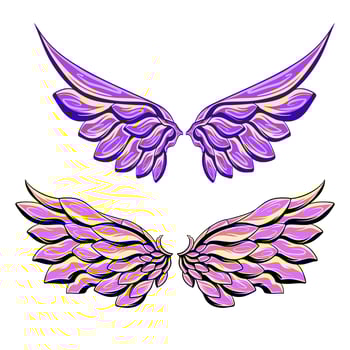 Wing illustration art vector