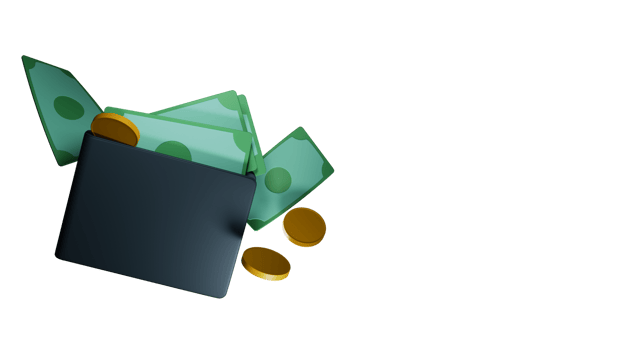 3D Illustration Of Currency Wallet Element. png