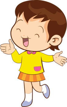 cute little children girl or kids cartoon character png