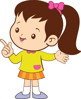 cute little children girl or kids cartoon character png