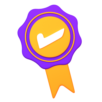 3d illustration verified object. png