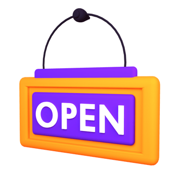 3d illustration open object. png