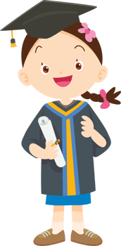 happy smiling graduate students in graduation gowns holding diplomas png