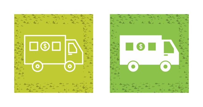 Security Van Vector Icon