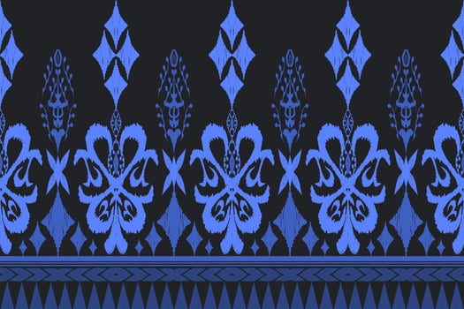 Ethnic Figure aztec embroidery style. Geometric ikat oriental traditional art pattern.Design for ethnic background,wallpaper,fashion,clothing,wrapping,fabric,element,sarong,graphic,vector illustration vector