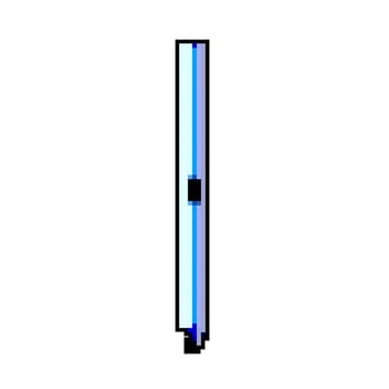 technology stylus pen game pixel art vector illustration
