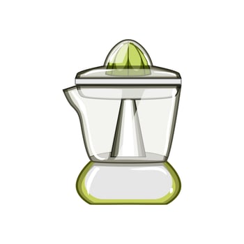 food juicer kitchen cartoon vector illustration