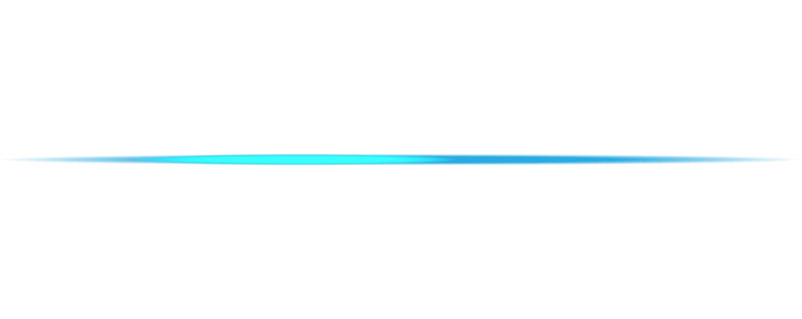 Blue horizontal lens flares. Laser beams, horizontal light rays. Beautiful light flares. Glowing streaks on transparent background. Glowing stripes. Luminous abstract sparkling. Laser beams. png