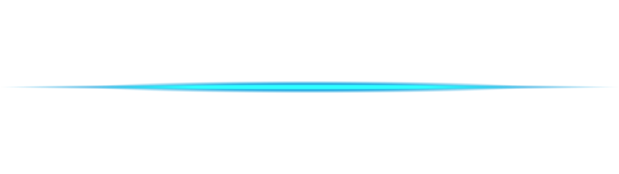 Blue horizontal lens flares. Laser beams, horizontal light rays. Beautiful light flares. Glowing streaks on transparent background. Glowing stripes. Luminous abstract sparkling. Laser beams. png