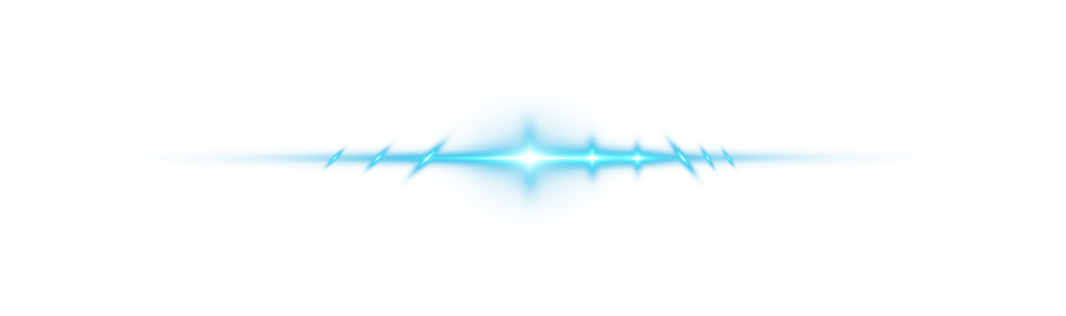 Blue horizontal lens flares. Laser beams, horizontal light rays. Beautiful light flares. Glowing streaks on transparent background. Glowing stripes. Luminous abstract sparkling. Laser beams. png