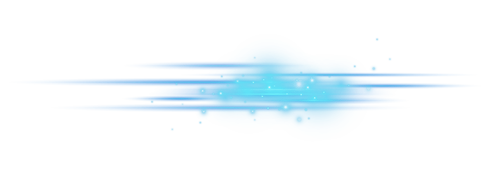 Blue horizontal lens flares. Laser beams, horizontal light rays. Beautiful light flares. Glowing streaks on transparent background. Glowing stripes. Luminous abstract sparkling. Laser beams. png