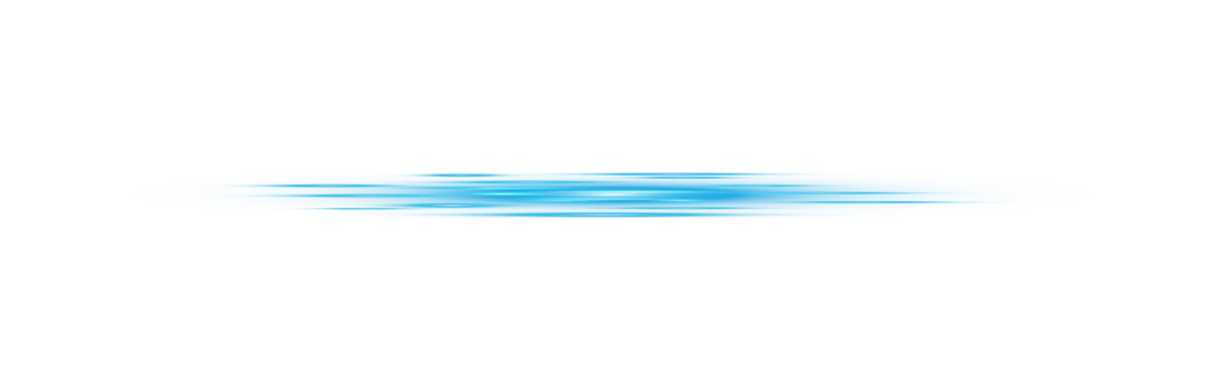 Blue horizontal lens flares. Laser beams, horizontal light rays. Beautiful light flares. Glowing streaks on transparent background. Glowing stripes. Luminous abstract sparkling. Laser beams. png