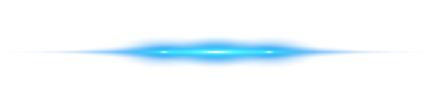 Blue horizontal lens flares. Laser beams, horizontal light rays. Beautiful light flares. Glowing streaks on transparent background. Glowing stripes. Luminous abstract sparkling. Laser beams. png