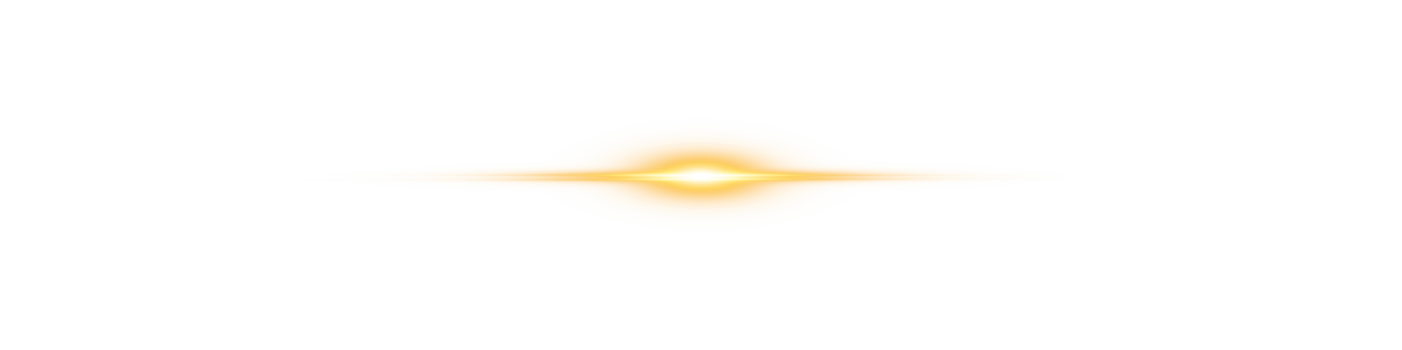 Yellow horizontal lens flares. Laser beams, horizontal light rays. Beautiful light flares. Glowing streaks on transparent background. Glowing stripes. Luminous abstract sparkling. Laser beams. png