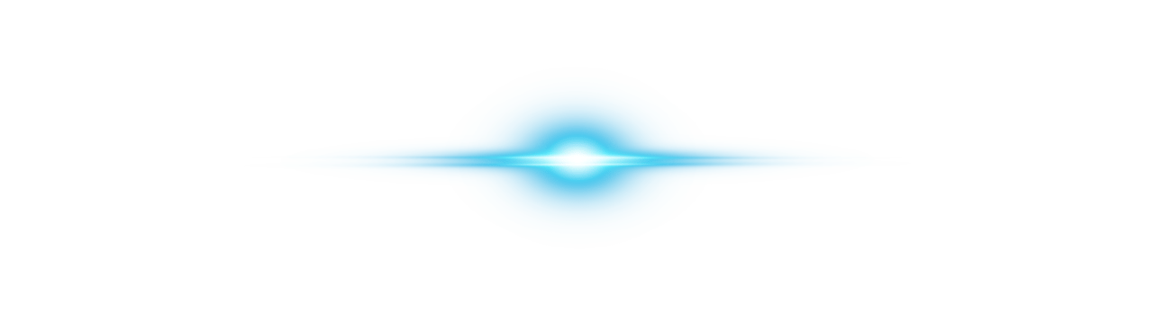 Blue horizontal lens flares. Laser beams, horizontal light rays. Beautiful light flares. Glowing streaks on transparent background. Glowing stripes. Luminous abstract sparkling. Laser beams. png