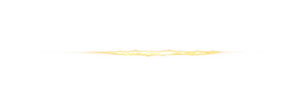 Yellow horizontal lens flares. Laser beams, horizontal light rays. Beautiful light flares. Glowing streaks on transparent background. Glowing stripes. Luminous abstract sparkling. Laser beams. png