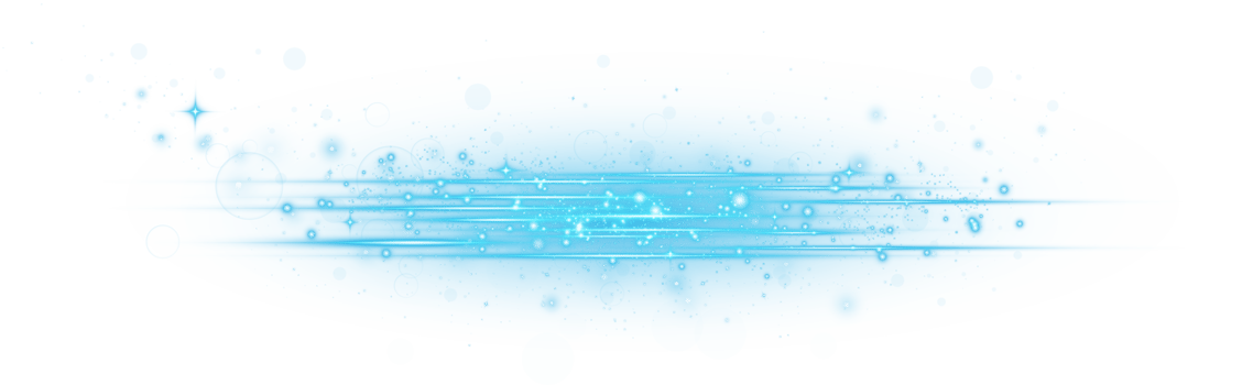 Blue horizontal lens flares. Laser beams, horizontal light rays. Beautiful light flares. Glowing streaks on transparent background. Glowing stripes. Luminous abstract sparkling. Laser beams. png