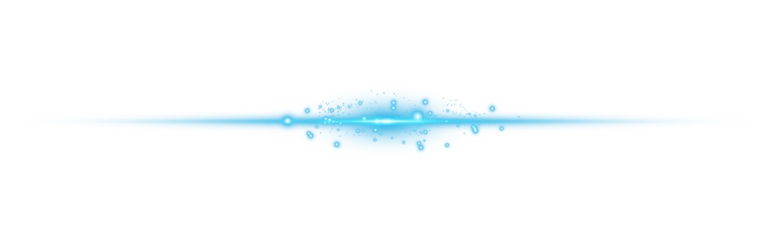 Blue horizontal lens flares. Laser beams, horizontal light rays. Beautiful light flares. Glowing streaks on transparent background. Glowing stripes. Laser beams. Sparks and stars. PNG. png