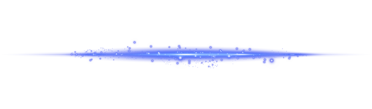 Blue horizontal lens flares. Laser beams, horizontal light rays. Beautiful light flares. Glowing streaks on transparent background. Glowing stripes. Laser beams. Sparks and stars. PNG. png