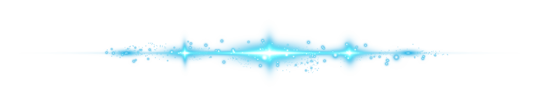 Blue horizontal lens flares. Laser beams, horizontal light rays. Beautiful light flares. Glowing streaks on transparent background. Glowing stripes. Laser beams. Sparks and stars. PNG. png