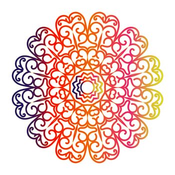 Free Oriental pattern, vintage decorative elements. Islam, Arabic, Indian, moroccan, turkish ottoman motifs Coloring page. Flower Mandala vector illustration.