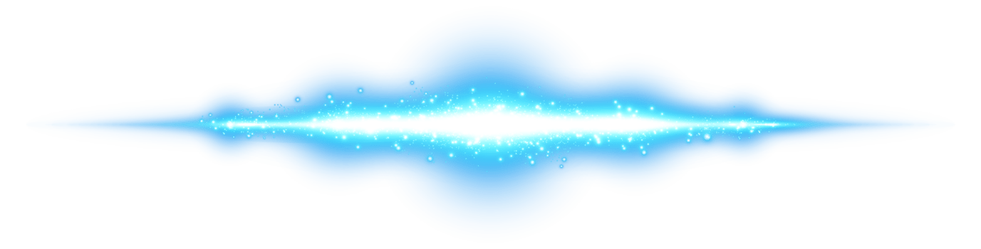Blue horizontal lens flares. Laser beams, horizontal light rays. Beautiful light flares. Glowing streaks on transparent background. Glowing stripes. Laser beams. Sparks and stars. PNG. png