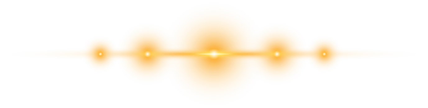 Yellow horizontal lens flares. Laser beams, horizontal light rays. Laser beams. Sparks and stars. PNG. png