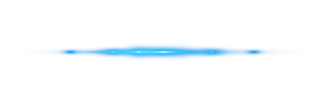 Blue horizontal lens flares. Laser beams, horizontal light rays. Beautiful light flares. Glowing streaks on transparent background. Glowing stripes. Laser beams. Sparks and stars. PNG. png