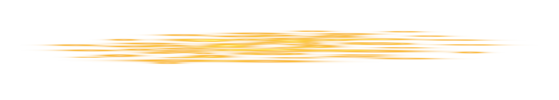 Yellow horizontal lens flares. Laser beams, horizontal light rays. Laser beams. Sparks and stars. PNG. png