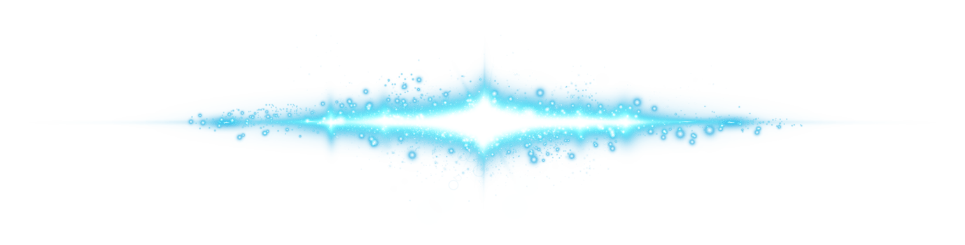 Blue horizontal lens flares. Laser beams, horizontal light rays. Beautiful light flares. Glowing streaks on transparent background. Glowing stripes. Laser beams. Sparks and stars. PNG. png