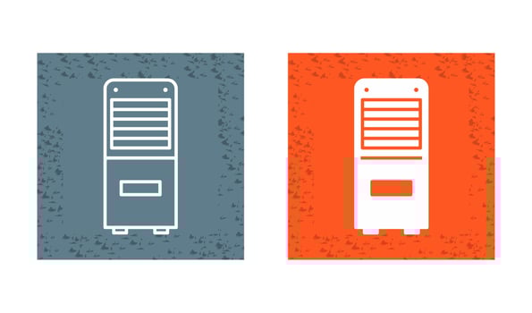 Mobile Air Conditioner Vector Icon