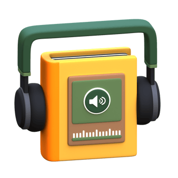 Audio Book 3d Icon png