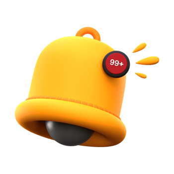Notification 3d Icon png