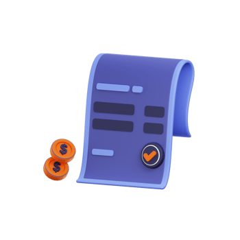 Invoice 3d Icon png
