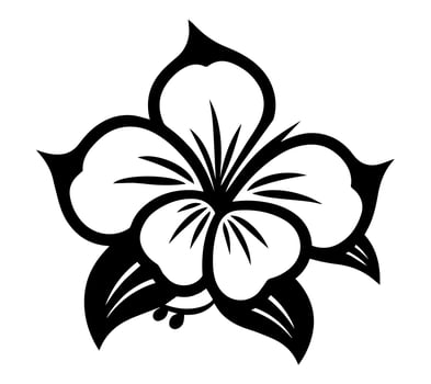 Flora flower vector icon tattoo
