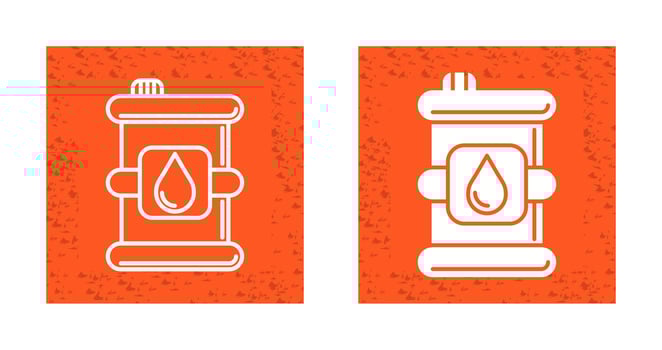 Oil Barrel Vector Icon