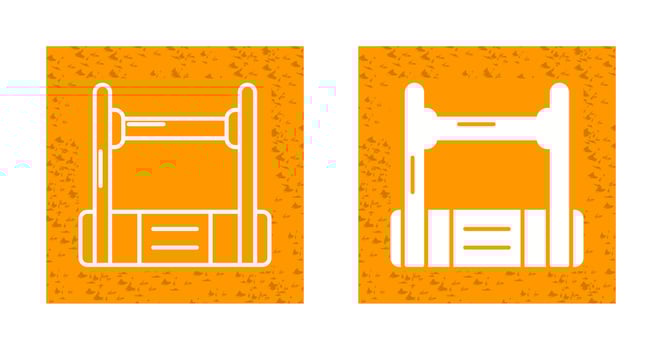 High Jump Vector Icon